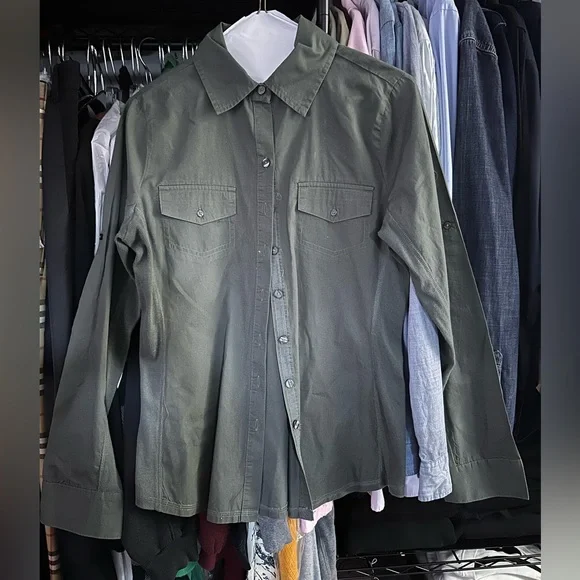 converse dress shirt Converse Navy Charcoal Gray Patterned Bloomingdales Dress Shirt Large L NWT